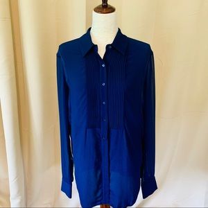 EUC Vince silk blouse size L